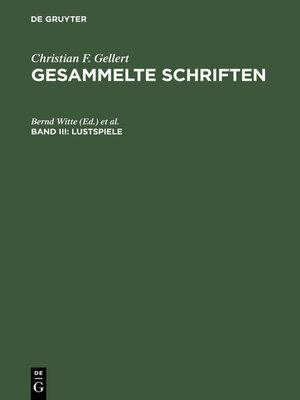 cover image of Lustspiele